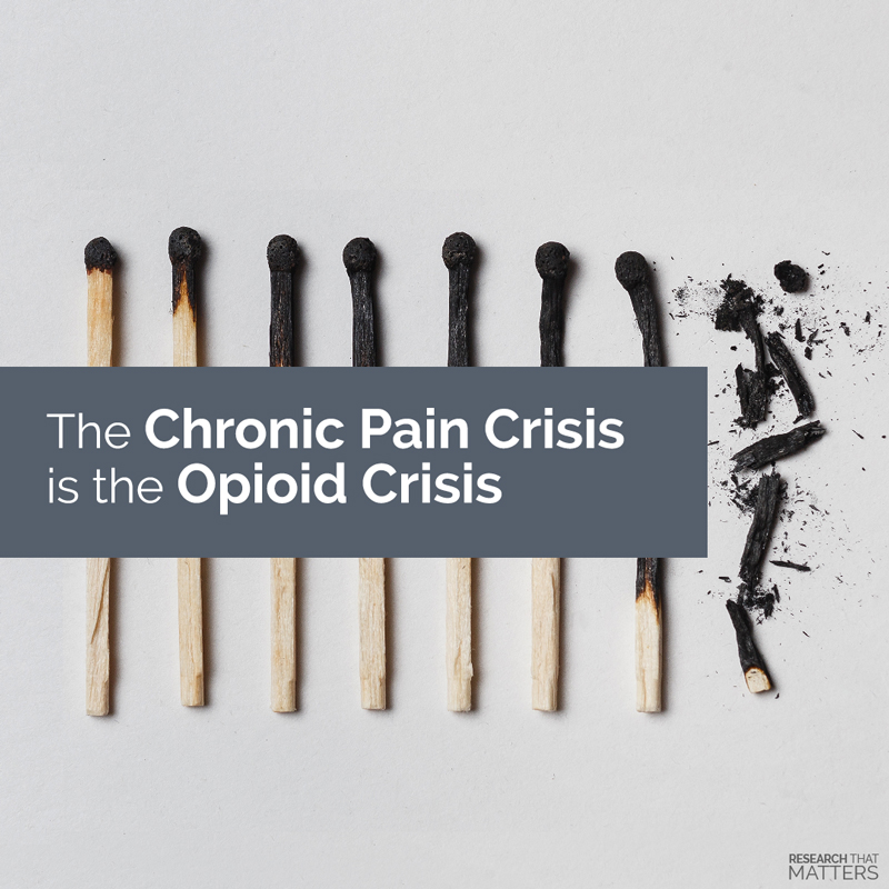 Chronic Pain Crisis is the Opioid Crisis